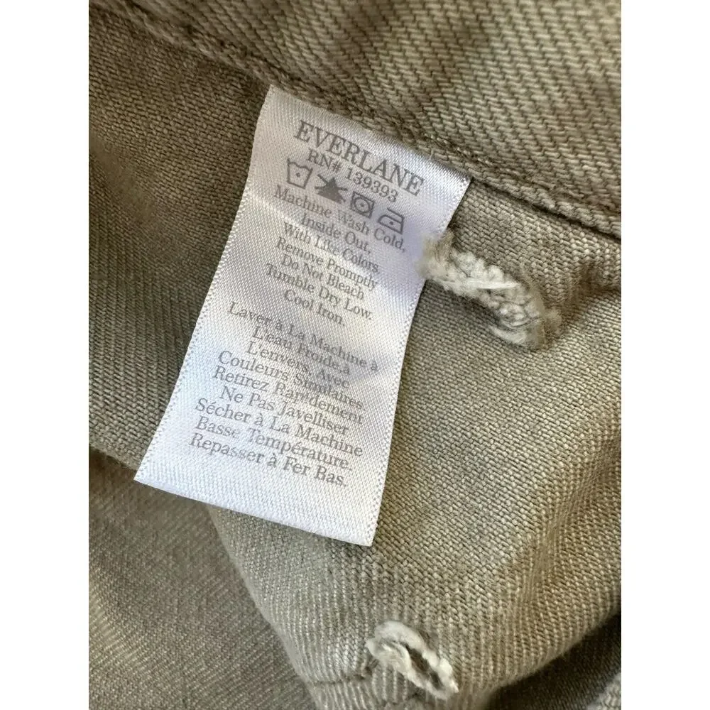 Everlane Olive Wide Leg Jeans - Picture 13 of 13
